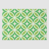 Midden-eeuwse moderne sterrenbeelden cirkels groen tissuepapier (Voorkant)