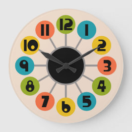 Midden-eeuwse moderne stijl grote klok