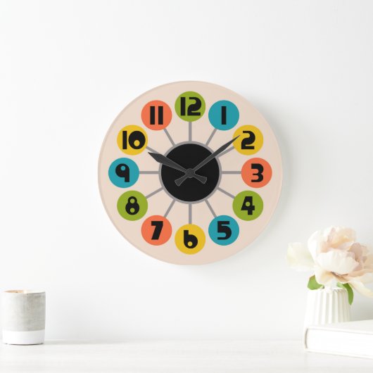 Midden-eeuwse moderne stijl grote klok (Huis)