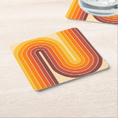 Midden-eeuwse moderne stijl kartonnen onderzetters (Schuin)