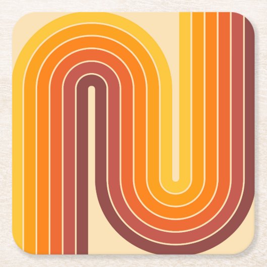 Midden-eeuwse moderne stijl kartonnen onderzetters (Voorkant)