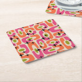 Midden-eeuwse moderne stijl kartonnen onderzetters (Schuin)