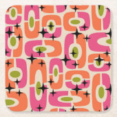 Midden-eeuwse moderne stijl kartonnen onderzetters (Voorkant)