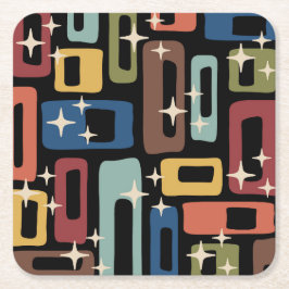 Midden-eeuwse moderne stijl kartonnen onderzetters