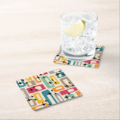 Midden-eeuwse moderne stijl kartonnen onderzetters (Insitu)