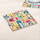 Midden-eeuwse moderne stijl kartonnen onderzetters (Schuin)