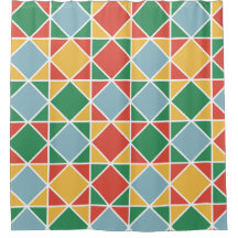 Midden-eeuwse moderne stijl kleurig patroon geel