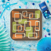 Midden-eeuwse moderne stijl papieren bordje (Feest)