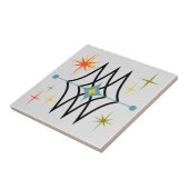 Midden-eeuwse moderne stijl tegeltje (Zijkant)
