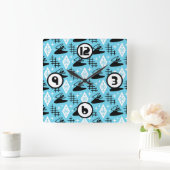 Midden-eeuwse moderne stijl vierkante klok (Huis)