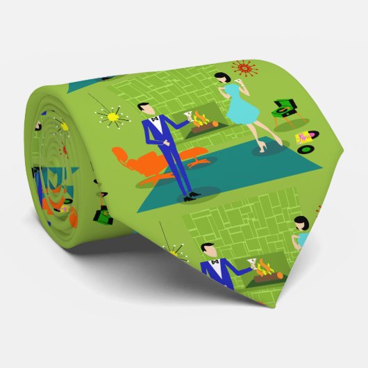 Midden-eeuwse moderne Stropdas (Opgerold)