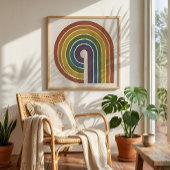 Midden-Eeuwse Moderne Trots Plein Perfect Poster