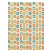 Midden-eeuwse moderne vierkante kubussen tafelkleed (Voorkant)