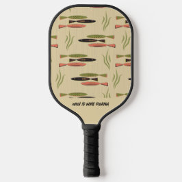 Midden-eeuwse moderne vis pickleball paddle