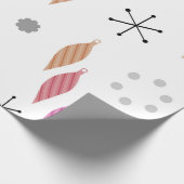 Midden-eeuwse moderne winter cadeaupapier (Hoek)