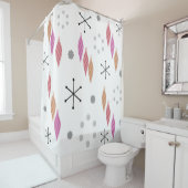 Midden-eeuwse moderne winter douchegordijn (In situ)