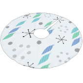 Midden-eeuwse moderne winter groen kerstboom rok (Gekanteld)