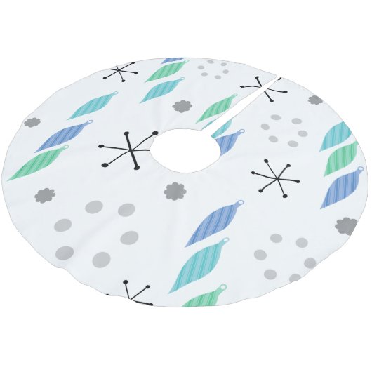 Midden-eeuwse moderne winter groen kerstboom rok (Gekanteld)