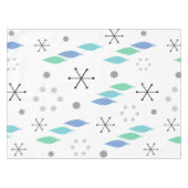 Midden-eeuwse moderne winter groen tafelkleed (Voorkant (Horizontaal))