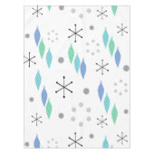 Midden-eeuwse moderne winter groen tafelkleed (Voorkant)