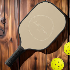 Midden-eeuwse moderne zandduin | Scriptnaam Pickleball Paddle