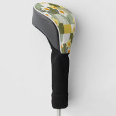 Midden-eeuwse narcis bloempatroon (1) golfheadcover (Schuin)