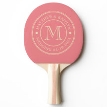 Midden-Eeuwse Perzik Huwelijksmonogram