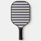 Midden-eeuwse polostreep lavendel bries pickleball paddle (Voorkant)