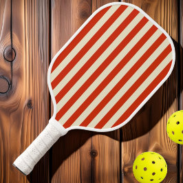 Midden-eeuwse polostrepen Bloed sinaasappel Pickleball Paddle