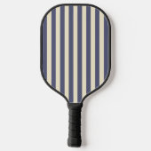 Midden-eeuwse polostrepen Lavendel bries Pickleball Paddle (Achterkant)