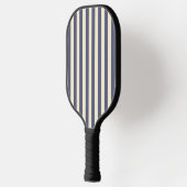 Midden-eeuwse polostrepen Lavendel bries Pickleball Paddle (Links)