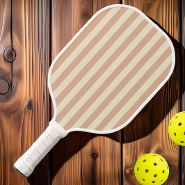Midden-eeuwse polostrepen Zoete Perzik Pickleball Paddle