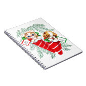 midden-eeuwse prachtige Baby Puppy Kitten Notitieboek (Rechterzijde)