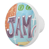 Midden-eeuwse Retro Jam Keramische Knop (Rechts)