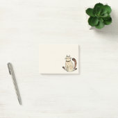 Midden eeuwse Retro Kitty Kat Post-it® Notes (Kantoor)
