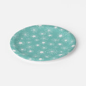 Midden-eeuwse Retro Starburst Papieren Bordje (Gekanteld)