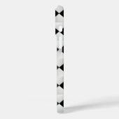 Midden-eeuwse satijnen diamanten - zwart en wit Case-Mate iPhone case (Achterkant / Links)