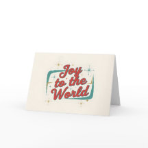 Midden-eeuwse Script Joy to the World Kerstmis