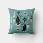 Midden-eeuwse stemming over blauw kussen (Achterkant)