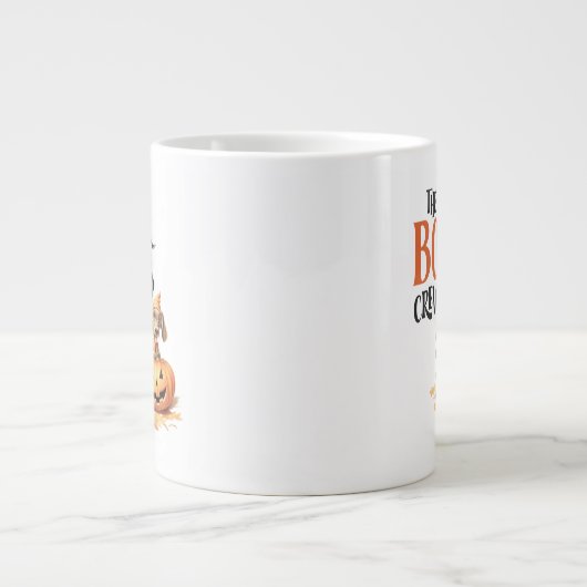 Midden-eeuwse stijl "De Boo Crew" 20 oz. Grote Koffiekop (Voorkant)