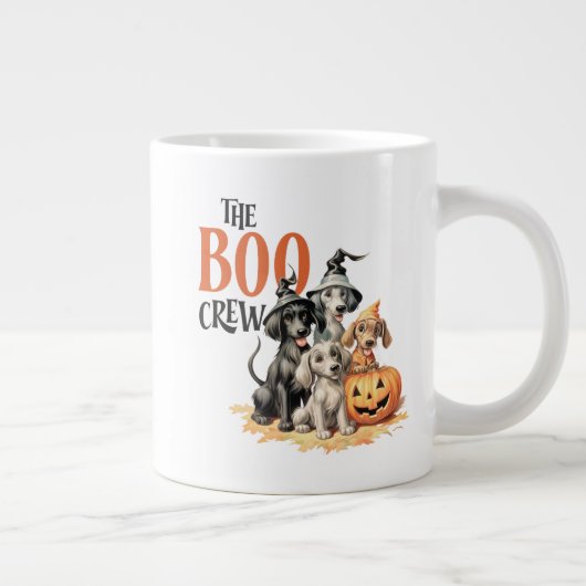 Midden-eeuwse  stijl "De Boo Crew" 20 oz. Grote Koffiekop (Rechts)