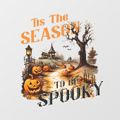 Midden-eeuwse stijl Halloween Raamsticker (Vel)