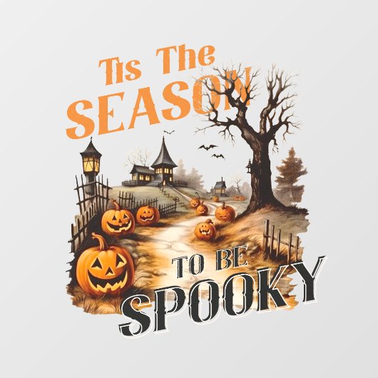 Midden-eeuwse  stijl Halloween Raamsticker (Vel)