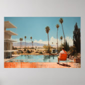 Midden-eeuwse stijl Palm Springs Poster (Voorkant)