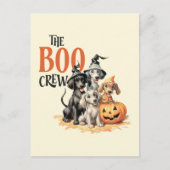 Midden-eeuwse stijl "The Boo Crew" Briefkaart (Voorkant)