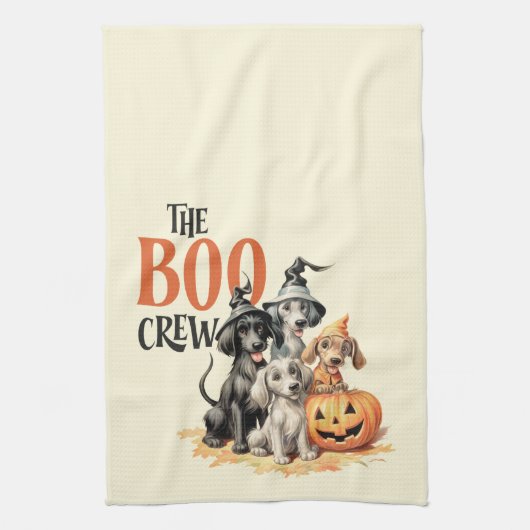 Midden-eeuwse  stijl "The Boo Crew" Theedoek (Verticaal)