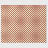 Midden-eeuwse stippen - Aarde-kleuren, bruin Cadeaupapier (Vlak)