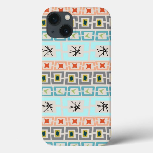 Midden-eeuwse strepen Case-Mate iPhone case (Achterkant)