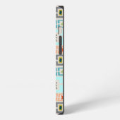 Midden-eeuwse strepen iPhone hoesje (Linkerkant)