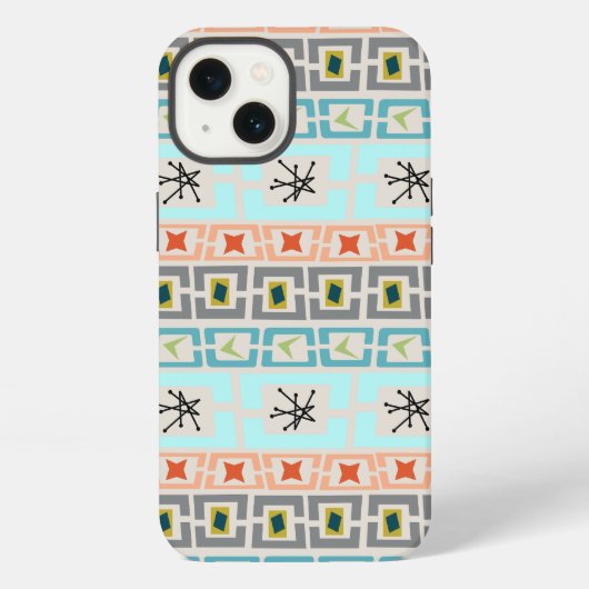 Midden-eeuwse strepen iPhone hoesje (Achterkant)
